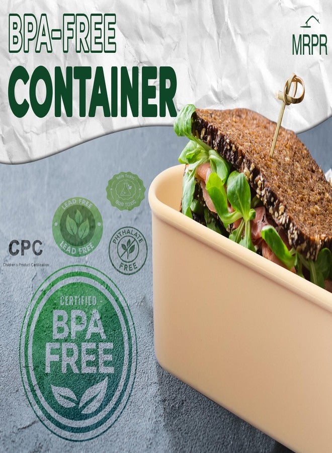 MRPR Silicone Sandwich Container - BPA-Free, Airtight & Reusable - Dishwasher Safe, Travel-Friendly, Fits Sourdough & Rye - Durable for School, Work & On-the-Go - Image 4